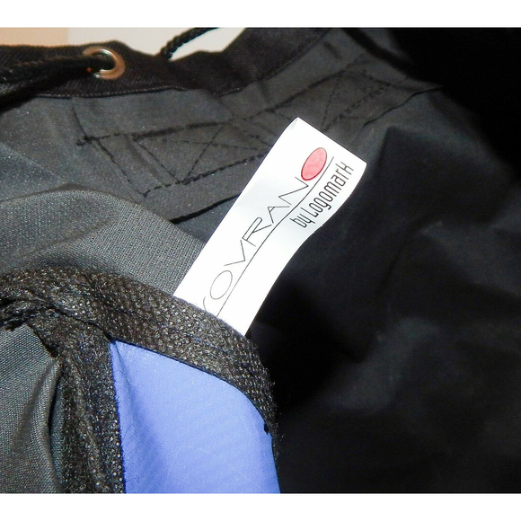 Logomark Meridian Health Branded Cooler Backpack Draw-String Duffle Bag Black - Picture 12 of 12